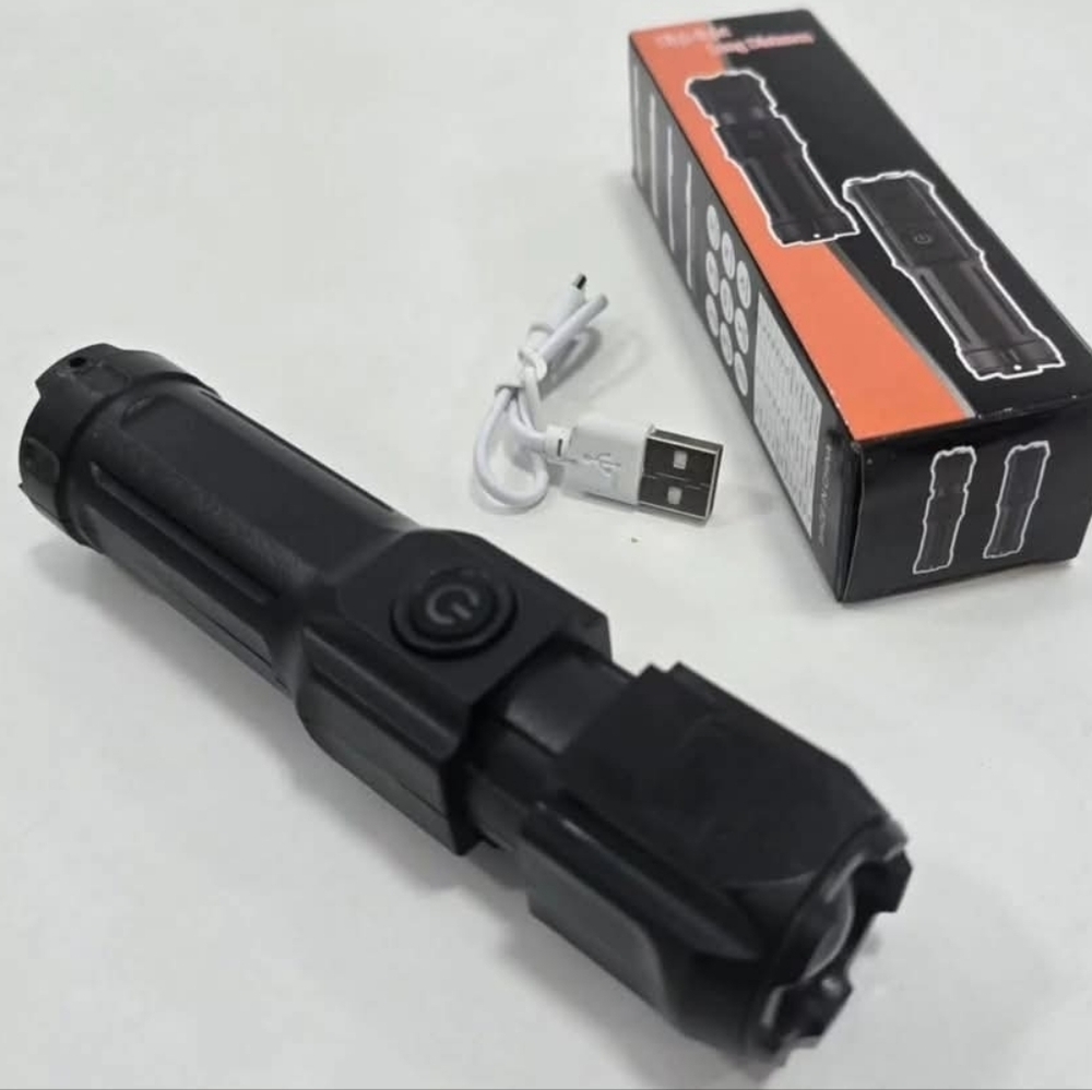 Tactical USB Rechargeable Flashlights - Picture 1 of 4